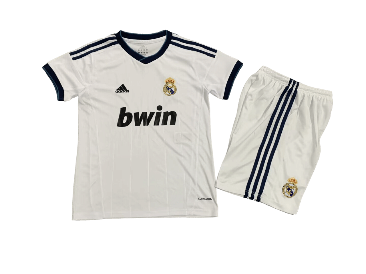 Kit Infantil Real Madrid Branca Home I 2012 Unissex Kit Infantil Real Madrid Branca Home I 2012 Unissex