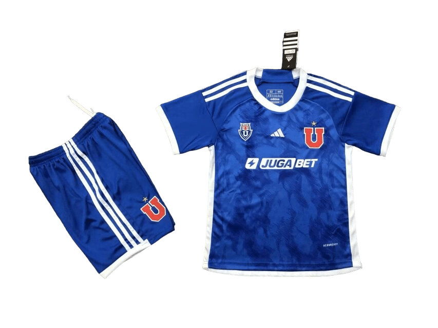 Kit Infantil Universidad de Chile Azul 2024/25 Unissex Kit Infantil Universidad de Chile Azul 2024/25 Unissex