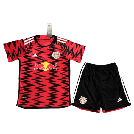 Kit Infantil Reserva do New York Red Bulls Vermelha 2024/25 Unissex