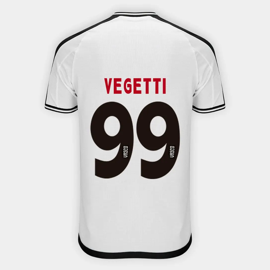 Camisa Do Vasco Branca II VEGETTI #99 2024/25 Masculina Camisa Do Vasco Branca II VEGETTI #99 2024/25 Masculina