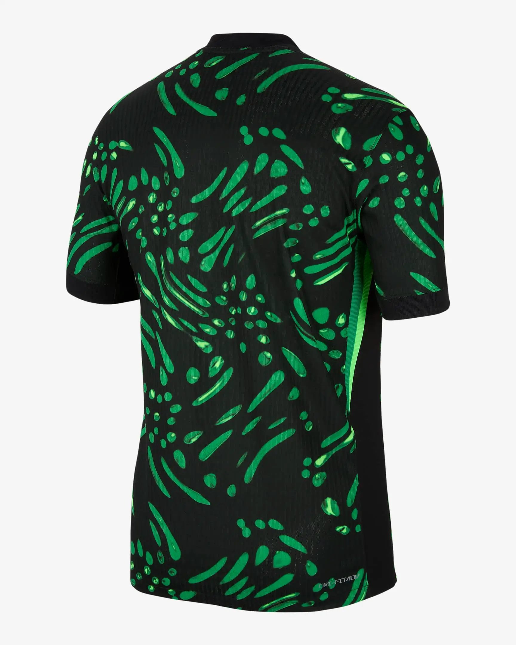 Camisa Nigéria II Preta/Verde Floresta 2024/25 Versão Jogador Camisa Nigéria II Preta/Verde Floresta 2024/25 Versão Jogador