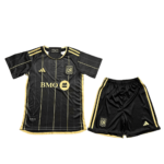 Kit Infantil Los Angeles Football Preta/Dourada 2024/25 Unissex