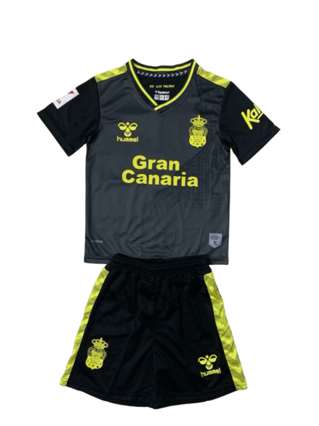 Kit Infantil Las Palmas II Preta Away 2023/24 Unissex