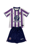 Kit Infantil Toulouse Home I Roxo/Branco 2023/24 Unissex