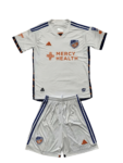Kit Infantil Reserva FC Cincinnati Branca Away II 2024/25 Unissex