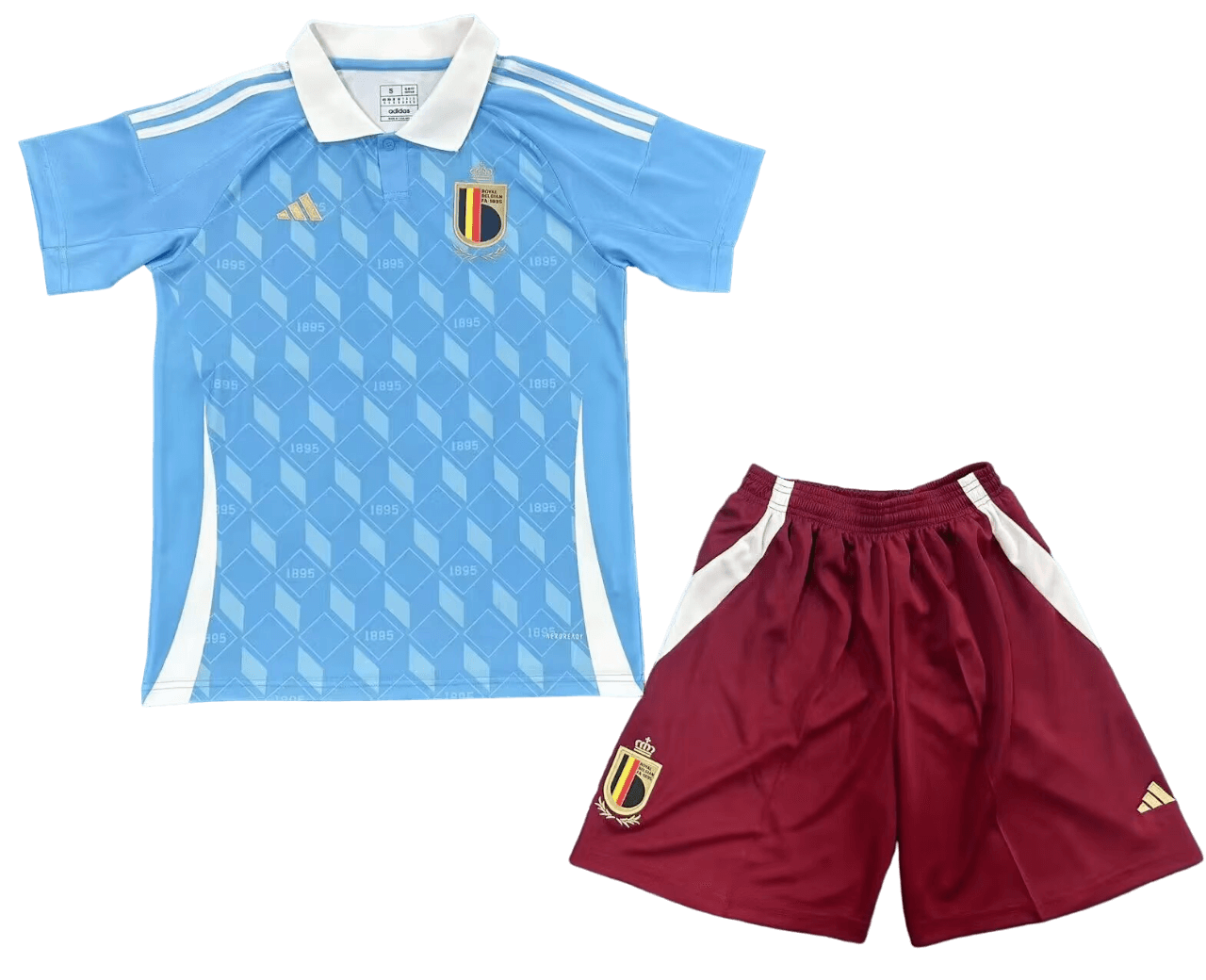 Kit Infantil da Bélgica Azul Away II 2024/25 Unissex Kit Infantil da Bélgica Azul Away II 2024/25 Unissex
