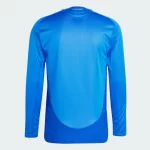 Camisa Itália Azul Home I Manga Longa 2024/25 Jogador