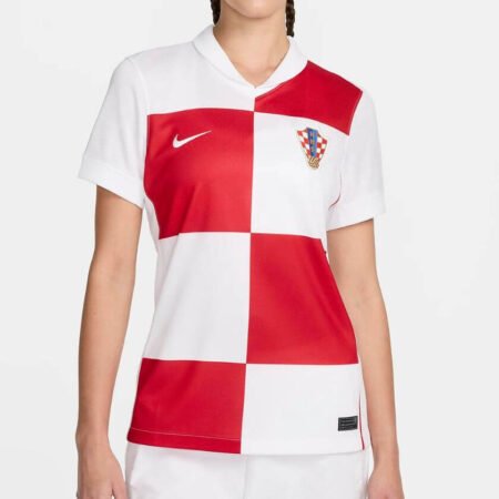 Camisa Seleção Croácia Branca Home I 2024/25 Feminina