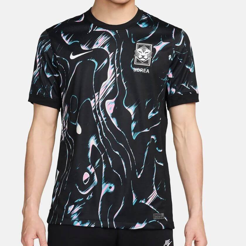 Camisa Coréia do Sul II Preta Away 2024/25 Masculina Camisa Coréia do Sul II Preta Away 2024/25 Masculina