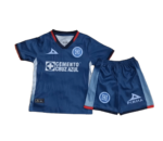 Kit Infantil Cruz Azul Home I Branca 2024/25 Unissex