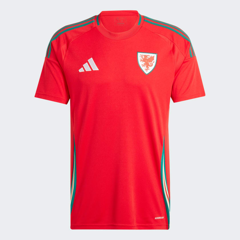 Nova Camisa País de Gales I Home Vermelha 2024/25 Masculina Nova Camisa País de Gales I Home Vermelha 2024/25 Masculina