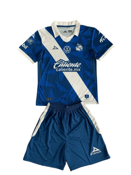 Kit Infantil Club Puebla Azul Home I 2023/24 Unissex
