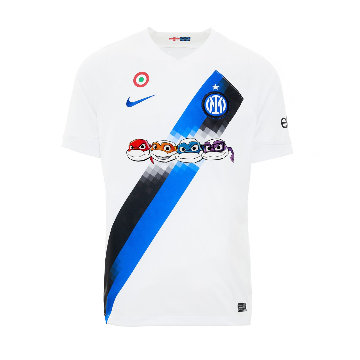 Camisa Inter de Milão Branca Tartarugas Ninjas 2023/24 Masculina Camisa Inter de Milão Branca Tartarugas Ninjas 2023/24 Masculina