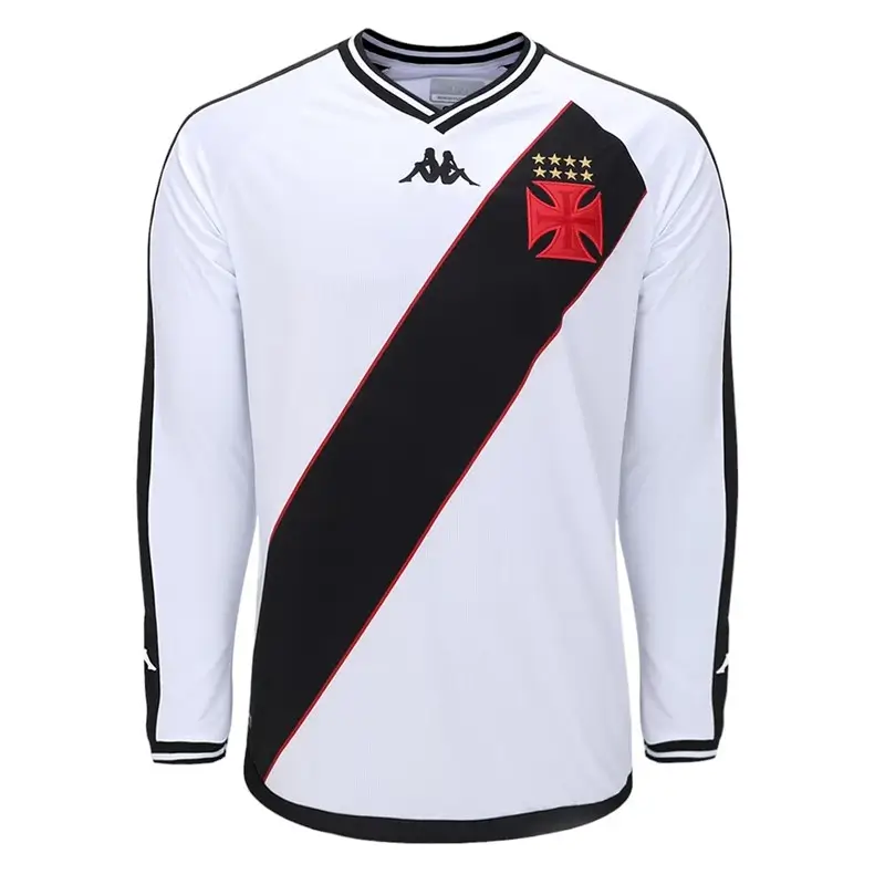 Camisa Vasco II Branca 2024/25 Manga Longa Masculina Camisa Vasco II Branca 2024/25 Manga Longa Masculina
