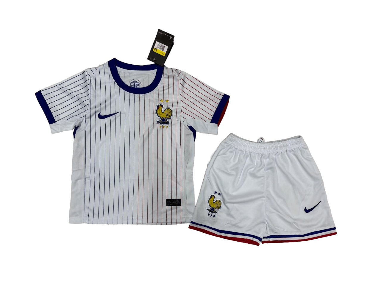 Kit Infantil França Branca II 2024/25 Unissex Kit Infantil França Branca II 2024/25 Unissex