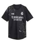 Camisa Quatro Real Madrid Y-3 Preta 2023/24 Masculina Jogador
