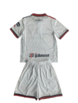 Kit Infantil Cagliari Branca Away II 2024/25 Unissex