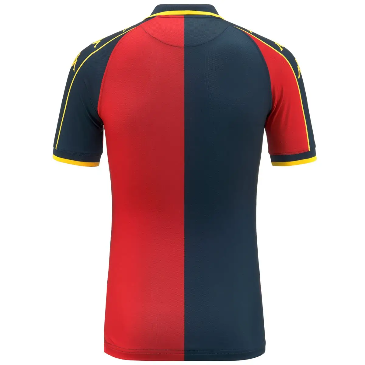Camisa Quatro Genoa Vermelha/Azul Escuro 2023/24 Masculina Camisa Quatro Genoa Vermelha/Azul Escuro 2023/24 Masculina