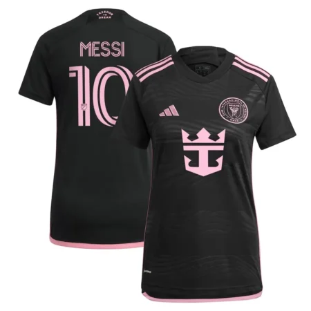 Camisa Inter Miami Preta II Messi #10 Feminina 2024/25