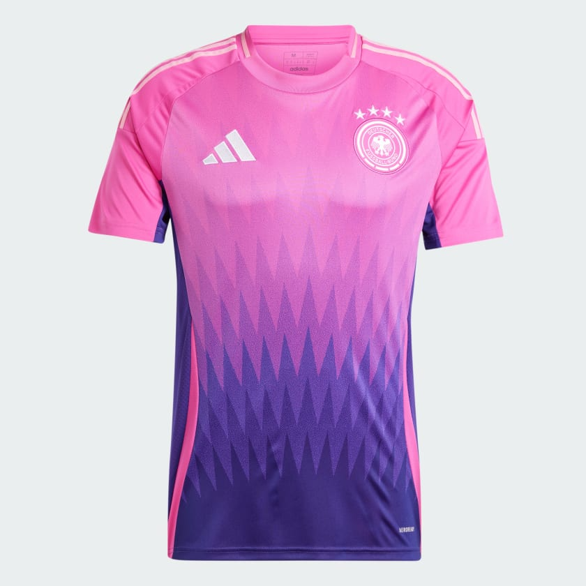 Nova Camisa Alemanha Away Rosa II 2024/25 Masculina Nova Camisa Alemanha Away Rosa II 2024/25 Masculina