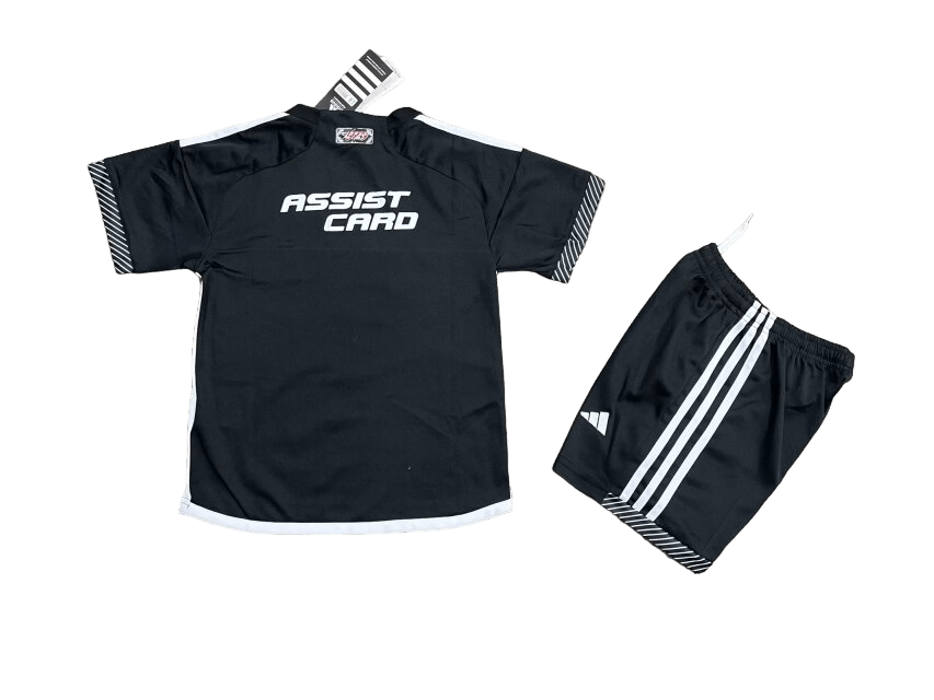 Kit Infantil Colo Colo Preta Away II 2024/25 Unissex Kit Infantil Colo Colo Preta Away II 2024/25 Unissex