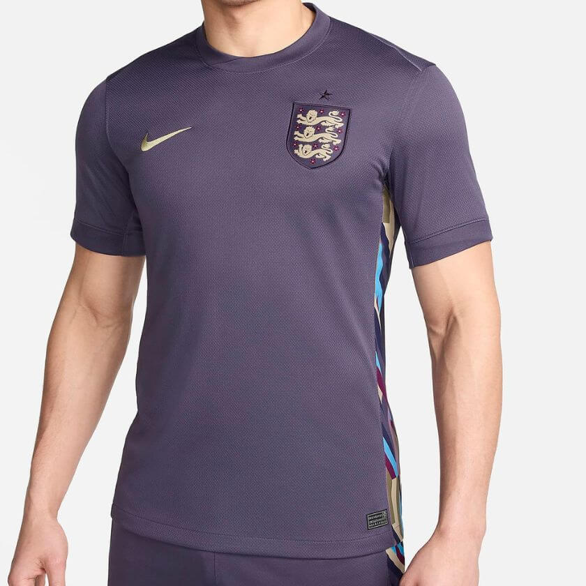 Nova Camisa Inglaterra Away Roxo II 2024/25 Masculina Nova Camisa Inglaterra Away Roxo II 2024/25 Masculina