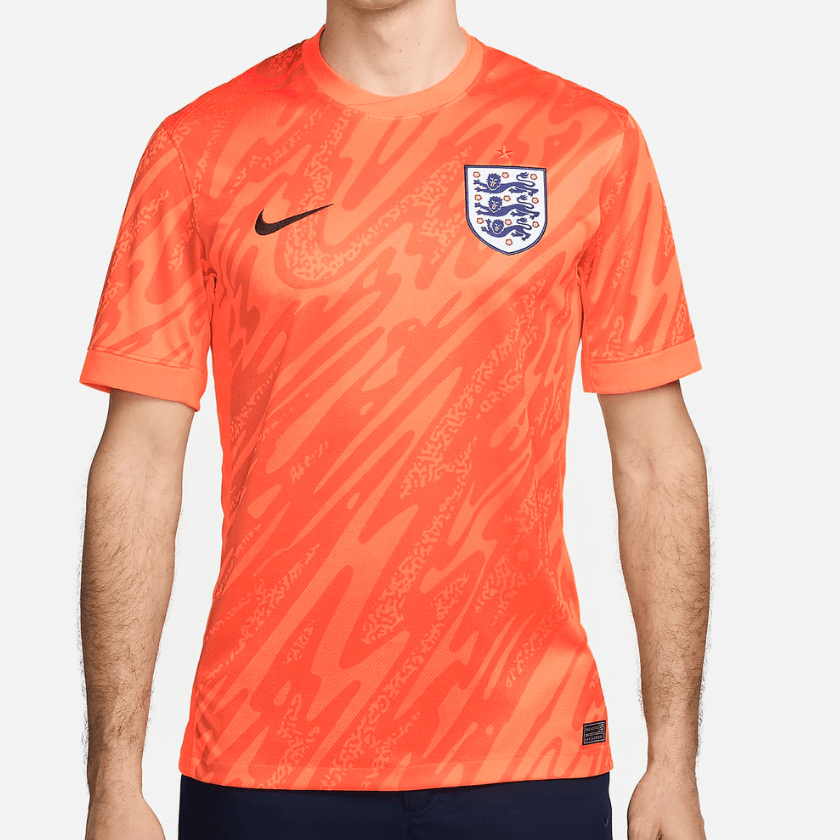 Camisa Goleiro Inglaterra Laranja 2024/25 Masculina Camisa Goleiro Inglaterra Laranja 2024/25 Masculina