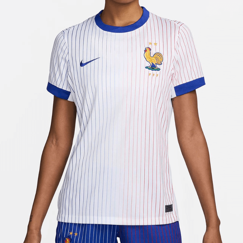 Nova Camisa França Home Branca I 2024/25 Feminina Nova Camisa França Home Branca I 2024/25 Feminina