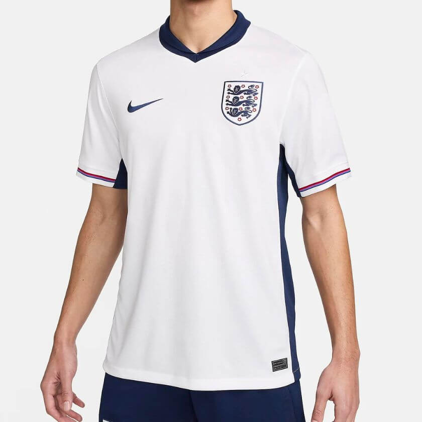 Nova Camisa Inglaterra Home Branca I 2024/25 Masculina Nova Camisa Inglaterra Home Branca I 2024/25 Masculina