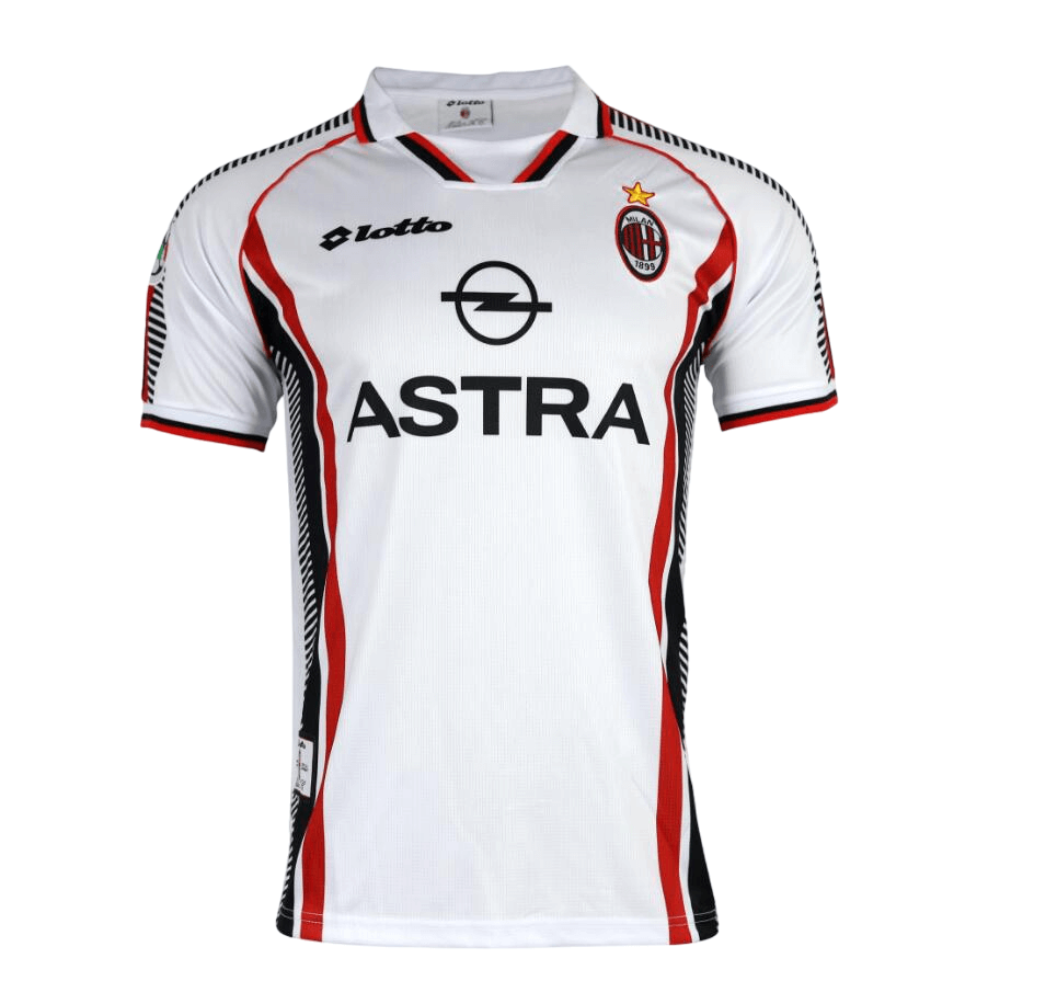 Camisa Ac Milan Branca Away 1997/98 Masculina Camisa Ac Milan Branca Away 1997/98 Masculina