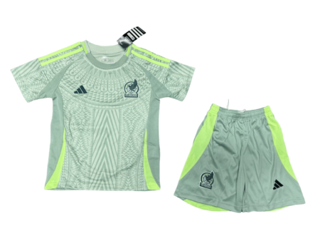Kit Infantil México II Away Verde 2024/25 Unissex