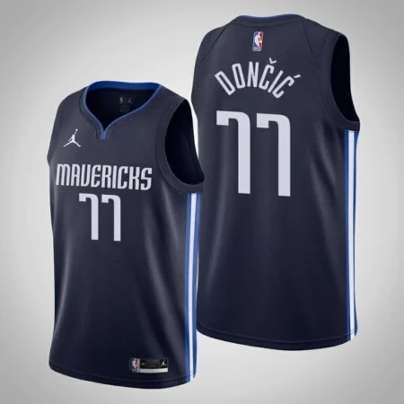 Regata NBA JORDAN BRAND Dallas Mavericks Azul - Doncic #77
