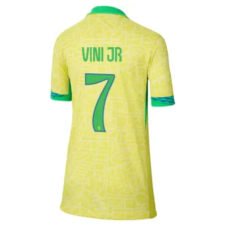 Camisa Brasil do Vini Jr. #7 Amarela I 2024/25 Masculina