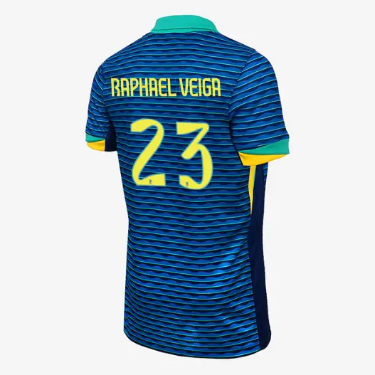 Camisa Brasil do Raphael Veiga #23 II Azul 2024/25 Masculina Camisa Brasil do Raphael Veiga #23 II Azul 2024/25 Masculina