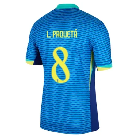 Camisa Brasil do L. Paquetá #8 Azul II 2024/25 Masculina