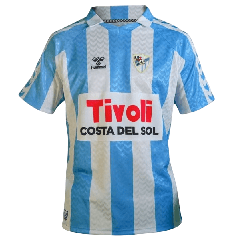 Camisa Málaga 120 Anos Home Azul 2024/25 Masculina Camisa Málaga 120 Anos Home Azul 2024/25 Masculina