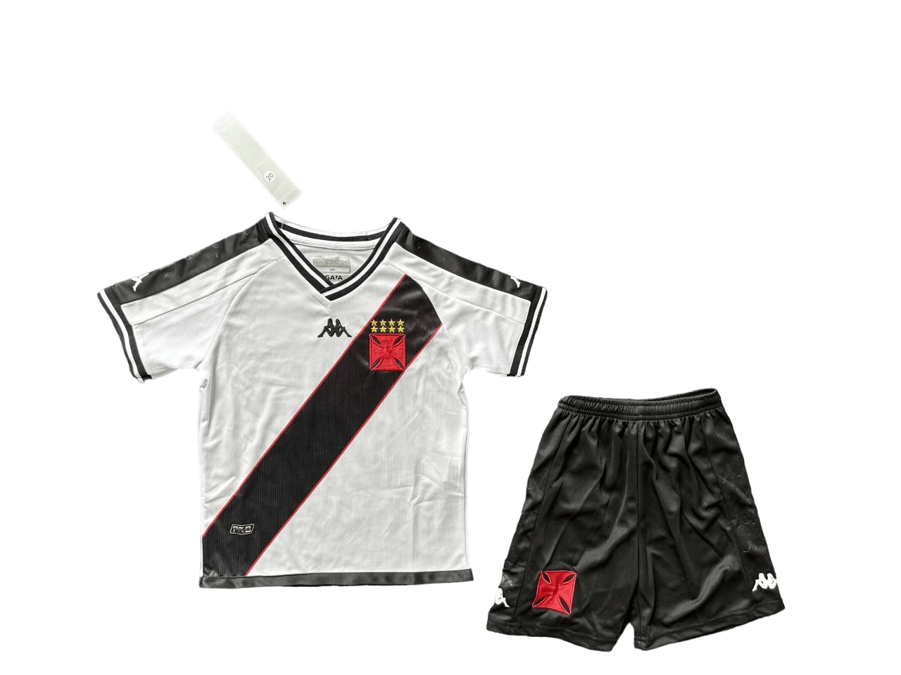 Kit Infantil Vasco da Gama Branco 2024/25 Unissex Kit Infantil Vasco da Gama Branco 2024/25 Unissex