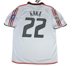 Camisa Ac Milan Branca Away UCL 2003/04 KAKÁ #22 Masculina