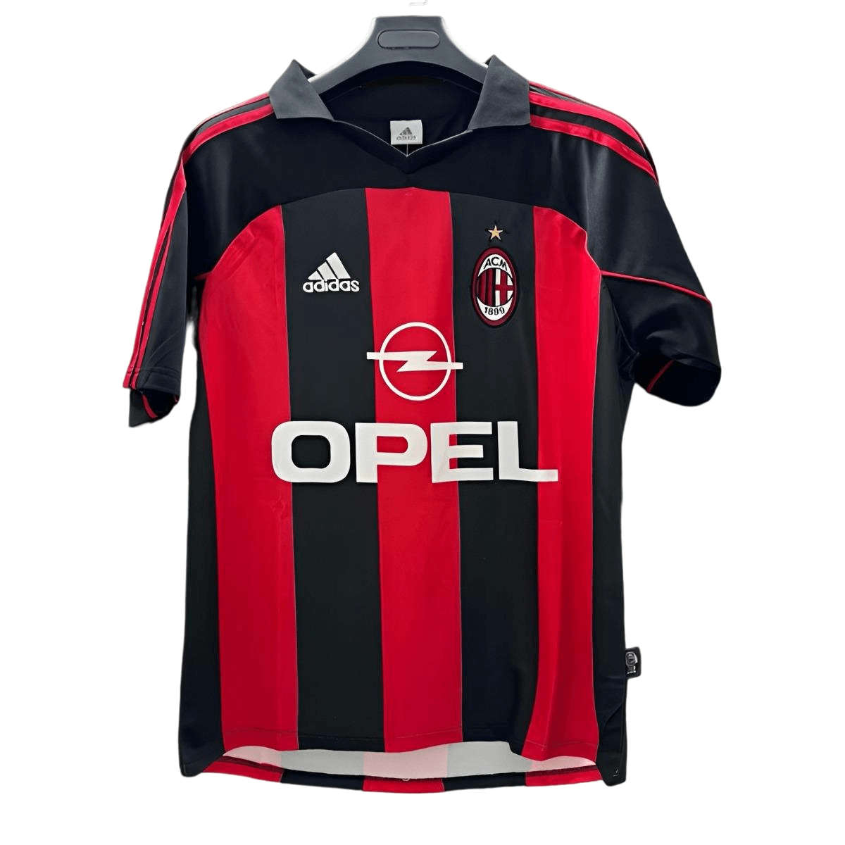 Camisa Ac Milan Home Vermelha I 2001/02 Masculina Camisa Ac Milan Home Vermelha I 2001/02 Masculina