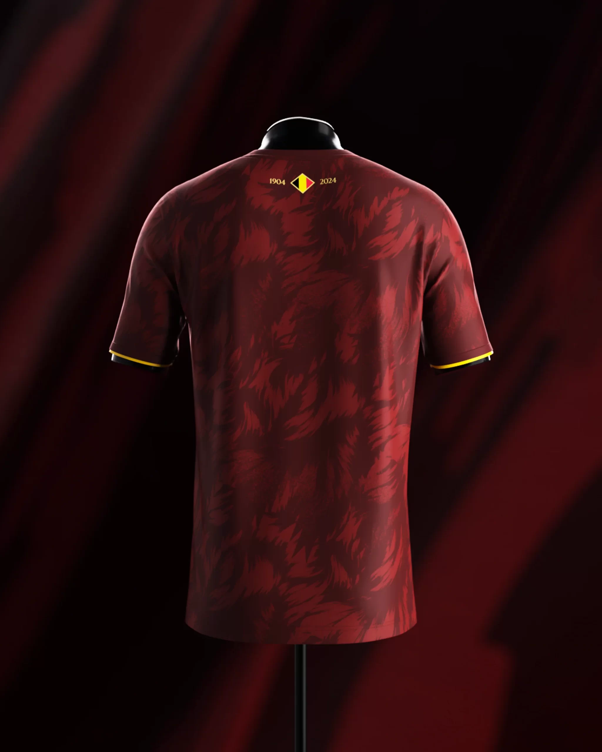 Camisa "De Duivels" da Bélgica Vermelha Commafootball 2024/25 Masculina Camisa "De Duivels" da Bélgica Vermelha Commafootball 2024/25 Masculina