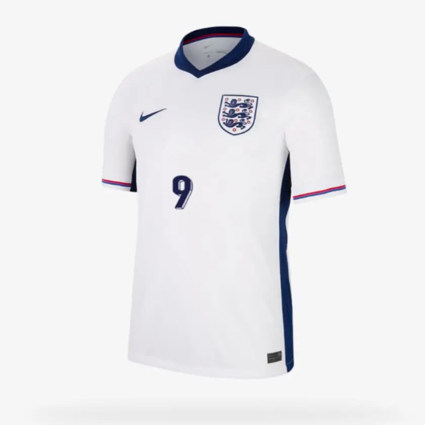 Camisa Inglaterra Kane #9 I Branca 2024/25 Masculina Camisa Inglaterra Kane #9 I Branca 2024/25 Masculina