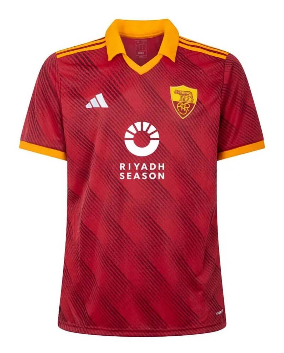 Camisa Roma I Vermelha Anos 90 Derby 183 2024/25 Masculina Camisa Roma I Vermelha Anos 90 Derby 183 2024/25 Masculina