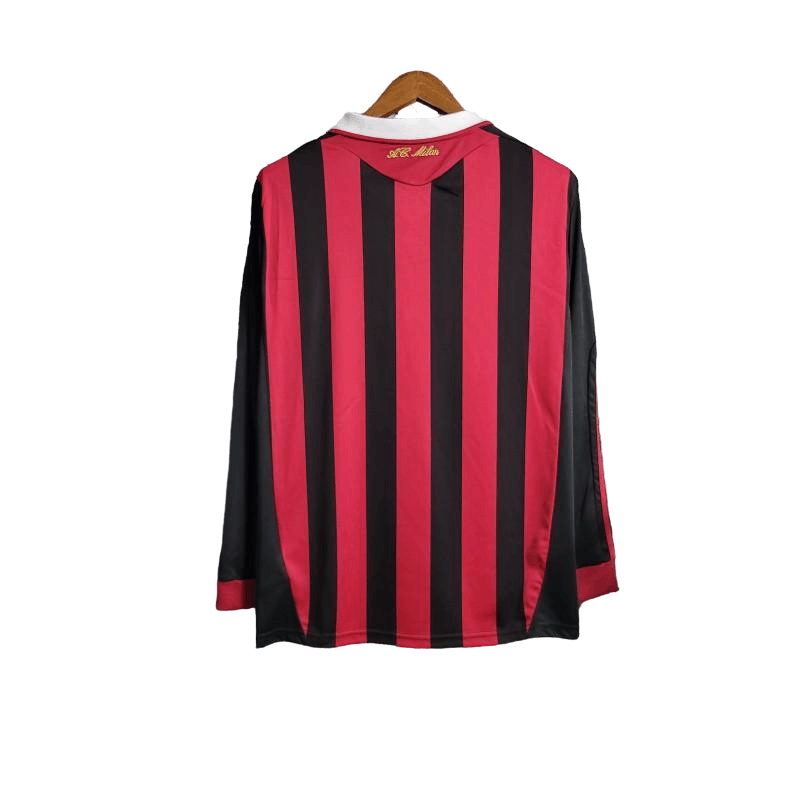 Camisa Ac Milan Home Vermelha I 2009/10 Manga Longa Camisa Ac Milan Home Vermelha I 2009/10 Manga Longa