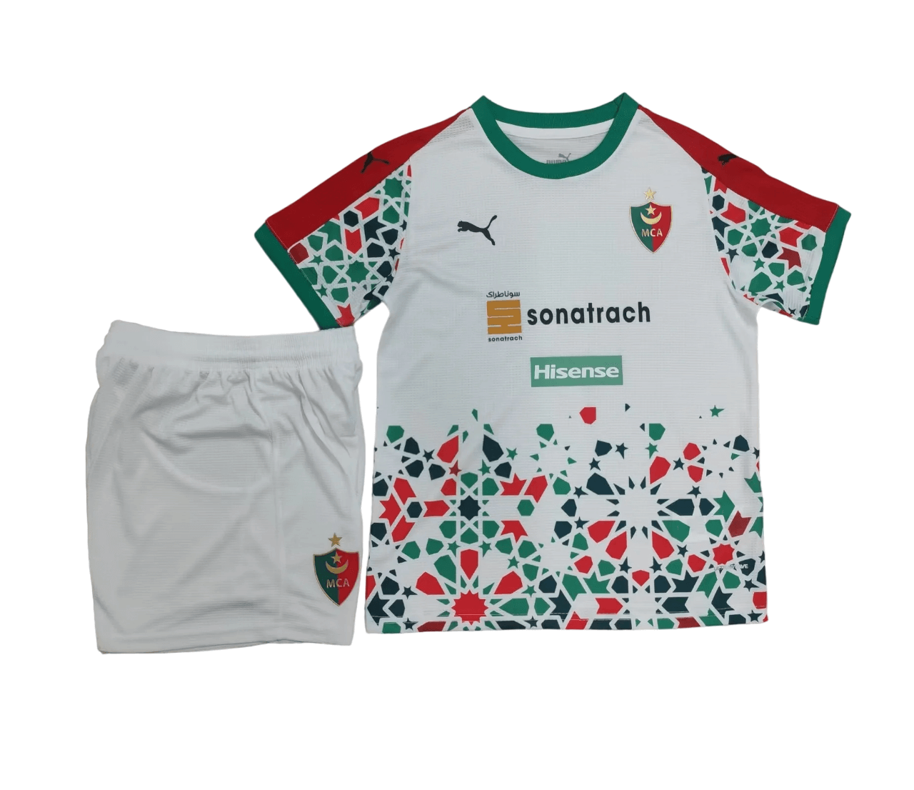 Kit Infantil Mc Alger Branca I 2024/25 Unissex Kit Infantil Mc Alger Branca I 2024/25 Unissex
