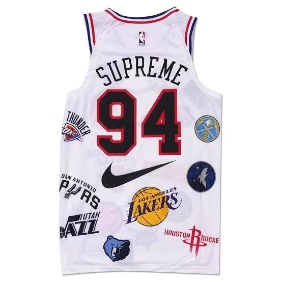 Regata Nba Jersey Nike x Supreme - Branca Regata Nba Jersey Nike x Supreme - Branca