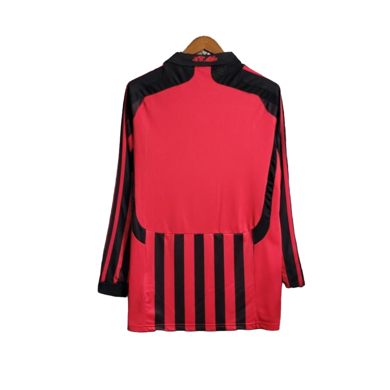Camisa Ac Milan Home Vermelha I 2007/08 Manga Longa Camisa Ac Milan Home Vermelha I 2007/08 Manga Longa
