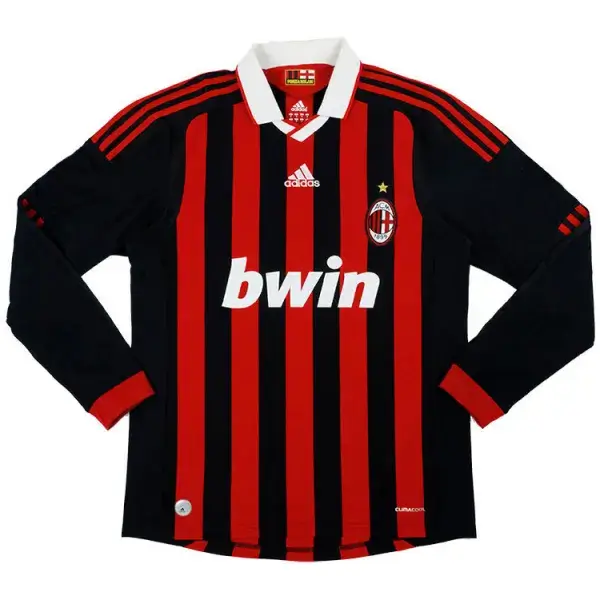 Camisa Ac Milan Home Vermelha I 2009/10 Manga Longa Camisa Ac Milan Home Vermelha I 2009/10 Manga Longa