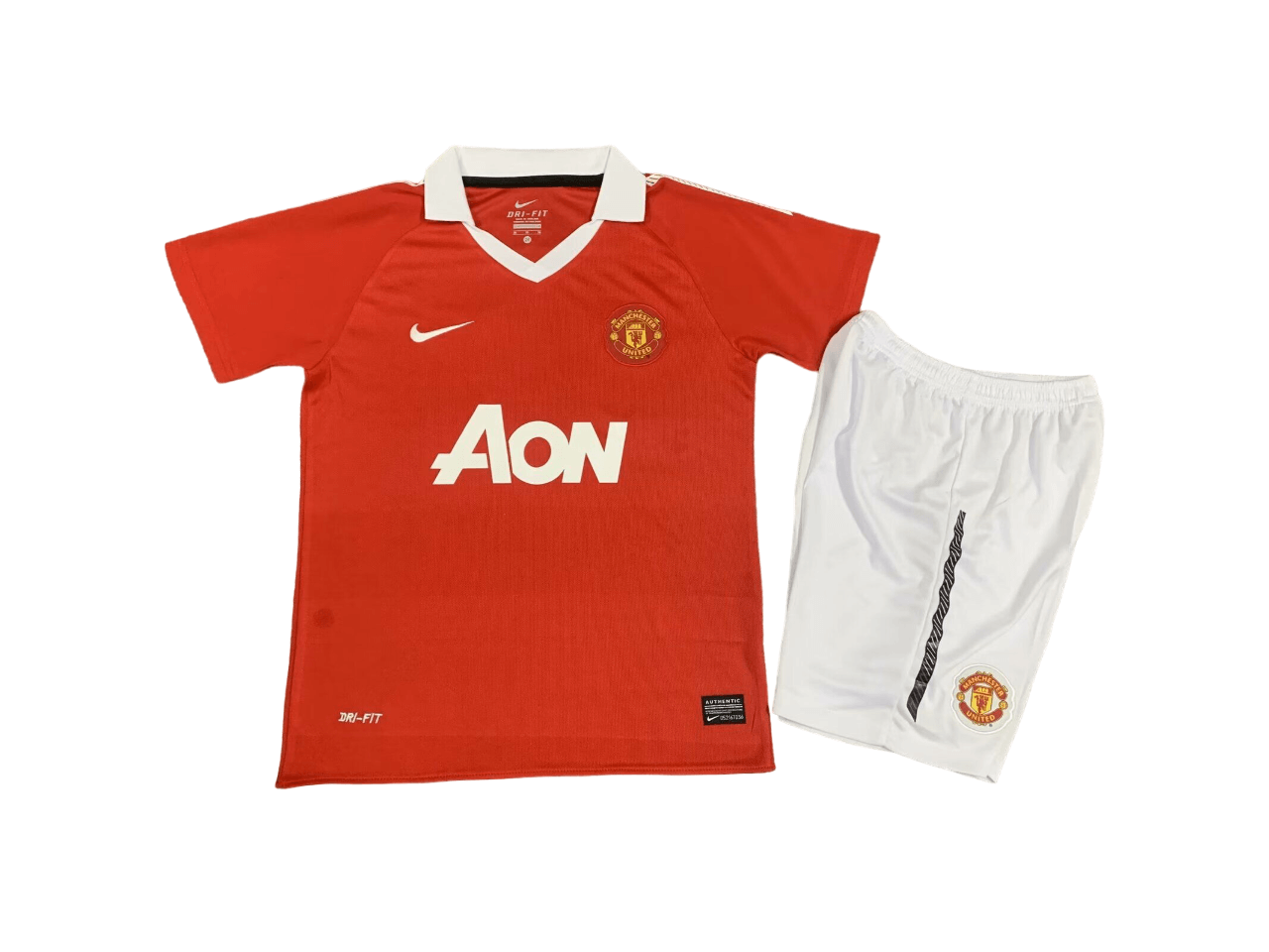 Kit Infantil Manchester United Vermelha I 2010/11 Unissex Kit Infantil Manchester United Vermelha I 2010/11 Unissex