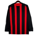 Camisa Ac Milan Home Vermelha I 2008/09 Manga Longa Masculina
