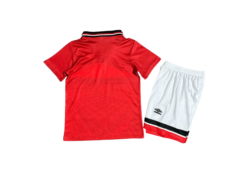 Kit Infantil Manchester United Vermelha I 1994 Unissex Kit Infantil Manchester United Vermelha I 1994 Unissex